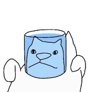 💬 kat, sticker, middelvinger, beledigend telegram sticker