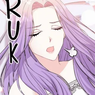 ✨ KRUK dessin animé, sommeil, femme, animé telegram sticker