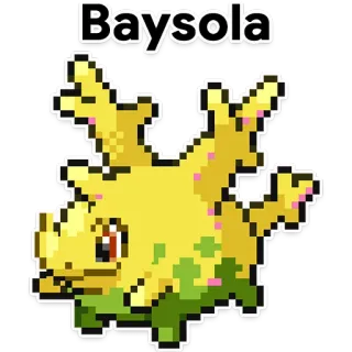 👄 Baysola ピクセルアート, モンスター, クリーチャー, Baysola, ゲーム, ファンタジー, デジタルアート telegram sticker