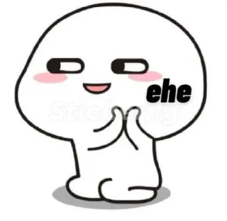 🌷 ehe น่ารัก, คาวาอิ, อิโมจิ, การ์ตูน, มีม telegram sticker