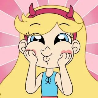 💫 Star Butterfly Star vs. the Forces of Evil dibujos animados, princesa, magia, lindo whatsapp sticker