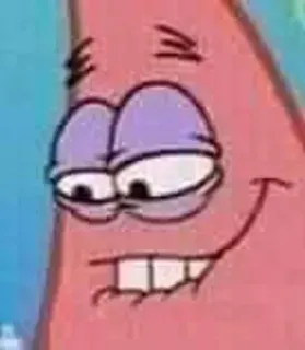 🥵 Patrick Star Spongebob Squarepants patrick étoile, bob l'éponge, dessin animé, drôle, mème, nickelodeon whatsapp sticker