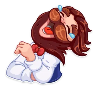 😂 Cartone animato, Pianto, Emozione, Divertente, Sticker whatsapp sticker