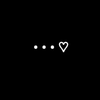 🙂 … ♡ dots, heart, simple, love, minimalist telegram sticker