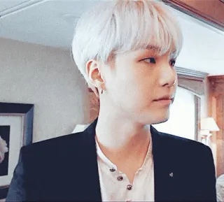 🖤 Suga K-pop, cantor, BTS, Min Yoongi, ídolo, celebridade telegram sticker