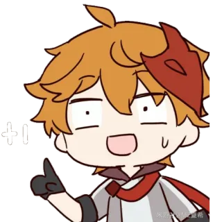 😅 Tartaglia Genshin Impact Anime, Jeu, Genshin Impact, Tartaglia, Childe, Autocollant whatsapp sticker