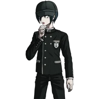🤔 Shuichi Saihara Danganronpa Аниме, Danganronpa, Шуичи Сайхара, Персонаж telegram sticker