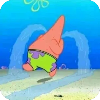 🫥 Patrick Star SpongeBob SquarePants telegram sticker