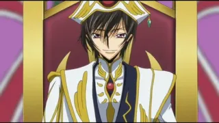 😊 Lelouch Lamperouge Code Geass Anime, Charakter, König, Thron telegram sticker