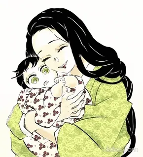 ✨ Anime, Madre, Bebè, Famiglia, Carino, Amore telegram sticker