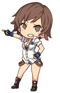 😁 อนิเมะ, จิบิ, น่ารัก, การ์ตูน telegram sticker