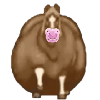 Лошадь из ТТ @prem0emoji telegram stickers