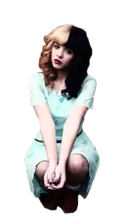 😏 Melanie Martinez melanie martinez, cantante, cry baby, música, celebridad, artista, compositora telegram sticker