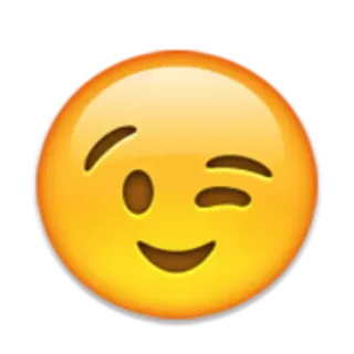 😉 emoji, smiley, face, wink telegram sticker