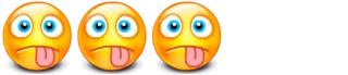 😥 Emojis, Zunge raus, Lustig, Albern whatsapp sticker
