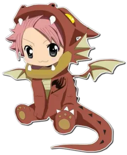 ☺️ Natsu Dragneel Fairy Tail anime, fairy tail, dragon, natsu dragneel, character, manga telegram sticker