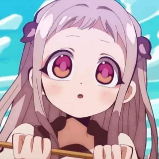🌸 Nene Yashiro Toilet-bound Hanako-kun Аниме, Нэнэ Ясиро, Туалетный мальчик Ханако, мило, девушка telegram sticker