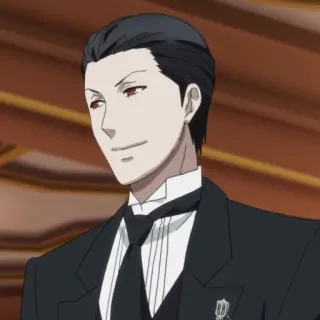 😏 Sebastian Michaelis Black Butler Anime, Maggiordomo, Sebastian Michaelis, Black Butler, Personaggio anime, Servo telegram sticker