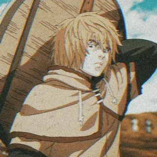 Vinland saga Thorfinn  by @Hamed_Bishi whatsapp stickers