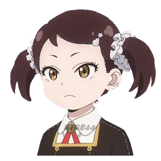 😟 Emi Palaszczuk Spy x Family Anime, Spy x Family, Charakter, Mädchen, Schuluniform telegram sticker