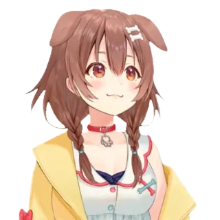 🦴 Inugami Korone Hololive Anime, Cane, Kawaii, VTuber, Hololive whatsapp sticker