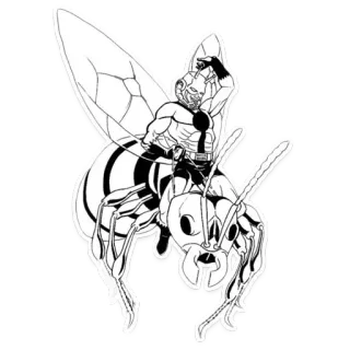 🐝 Ant-Man ant-man, superbohater, komiks, marvel, osa, latający telegram sticker
