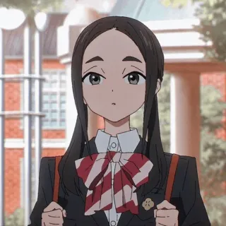 🏷 Anime, Mädchen, Uniform, Schule, Charakter, Krawatte telegram sticker