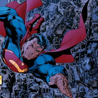 💎 Superman Superheld, Fliegen, Comic, DC, Mann telegram sticker