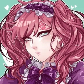 😌 애니메이션, 만화, 캐릭터, 일러스트, 아트, 인물사진 telegram sticker