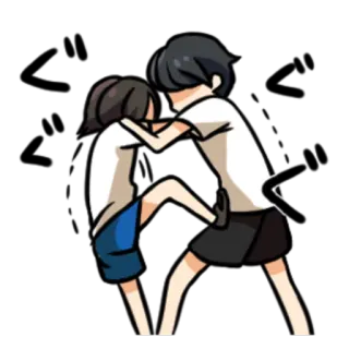 👿 combat, attaque, coup de pied, arts martiaux, violence cartoon, bagarre, agression telegram sticker