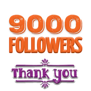 💋 9000 FOLLOWERS
Thank you Seguidores, Celebración, Redes sociales, Gracias whatsapp sticker
