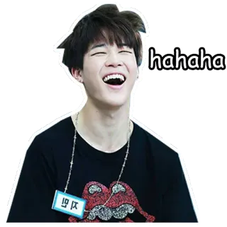 😅 hahaha 笑い, 笑顔, 幸せ, 陽気, ポートレート, 楽しい telegram sticker