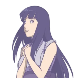 😊 Hinata Hyuga Naruto 애니메이션, 만화, 여자, 캐릭터, 히나타, 휴가 telegram sticker