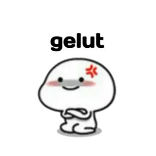 😤 angry, cartoon, emoticon, cute, character telegram sticker