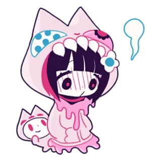 😶 Anime, Manga, Kawaii, Mignon, Personnage whatsapp sticker