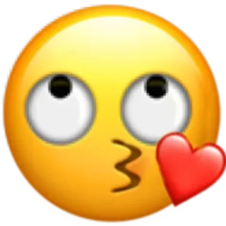 😘 이모지, 하트, 사랑, 키스 whatsapp sticker