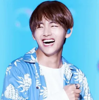 😂 V K-pop, Cantor, Celebridade, BTS, Kim Taehyung, V, Artista, Música telegram sticker