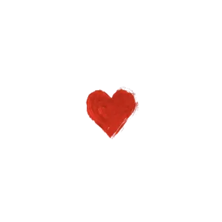 ❤️ corazón, rojo, amor, pegatina, abstracto whatsapp sticker