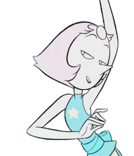 😍 Pearl Steven Universe kreskówka, serial TV, animowany, postać telegram sticker