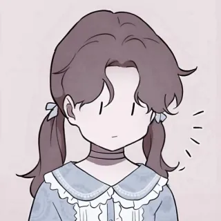 🎞 kartun, gadis, rambut kuncir, imut, anime telegram sticker