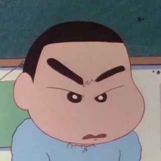 😡 personaggio dei cartoni animati, espressione arrabbiata, anime, faccia seria telegram sticker