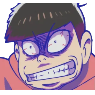 😡 wütend, Cartoon, Anime, Figur, Ausdruck telegram sticker