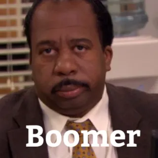 😑 Boomer Meme, Boomer, Lelucon, Humor whatsapp sticker