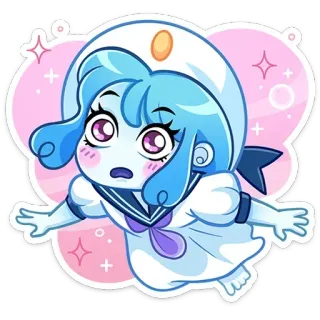 😳 adesivo, desenho animado, fofo, personagem, kawaii, animado telegram sticker