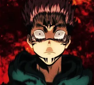😨 Yuji Itadori Jujutsu Kaisen anime, manga, character, yuji itadori, jujutsu kaisen telegram sticker