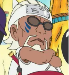 🐙 Killer Bee Naruto anime, manga, ninja, character, killer bee, naruto, cartoon telegram sticker