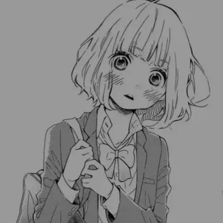 ➰ Anime, Manga, Schulmädchen, Süß, Charakter, Kawaii telegram sticker