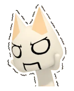 🥶 gatto, cartone animato, carino, animale telegram sticker