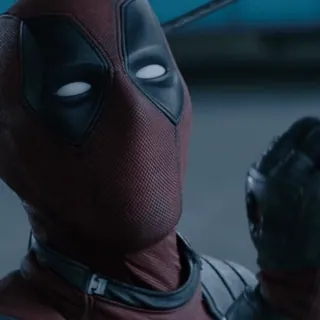 🍆 Deadpool Deadpool, Marvel, supereroe, antieroe, fumetti, dito medio whatsapp sticker