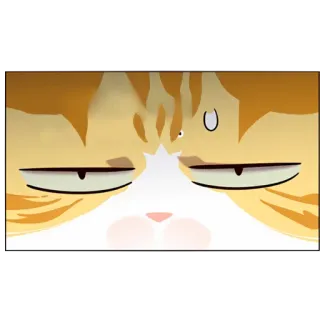 😥 kucing, hewan, meme, lucu, imut, ekspresi telegram sticker